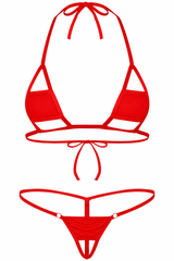 One Size (Fits:30-70 KGS) Premium Sleepwear Bridal Wear Bra Set Lingerie Set Women Underwear Bikini Three-point Set (weight:30-70 KGS) – Image 2 of 3