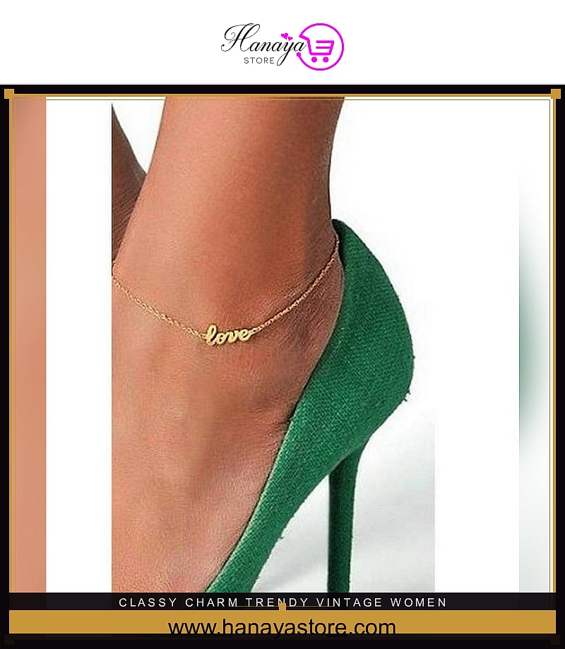 Classy Charm Trendy Vintage Women anklet for girls stylish anklet for Girls – anklet Online in Pakistan | Hanaya