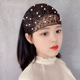 Hijab Headband Bohemian Yoga Headband for Women Sports Hairband, Non-Slip Workout Bandana, Cashew Flower Print Hair Accessory, Stretchy Fitness Headwear