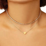 Trendy Classy Elegant Royal Crystal Heart Necklace – Accessories Online in Pakistan | Hanaya