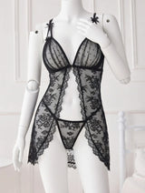 One Size Premium Quality Women Nightdress One Size Lingerie Sleepwear Babydoll Chemise Lace Bralette Comfortable Home Wear...