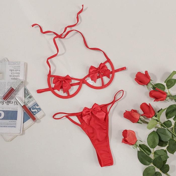 One Size Premium Quality Women Nightdress Bra Panty Lingerie Sleepwear Babydoll Chemise Lace Bralette Comfortable Home W