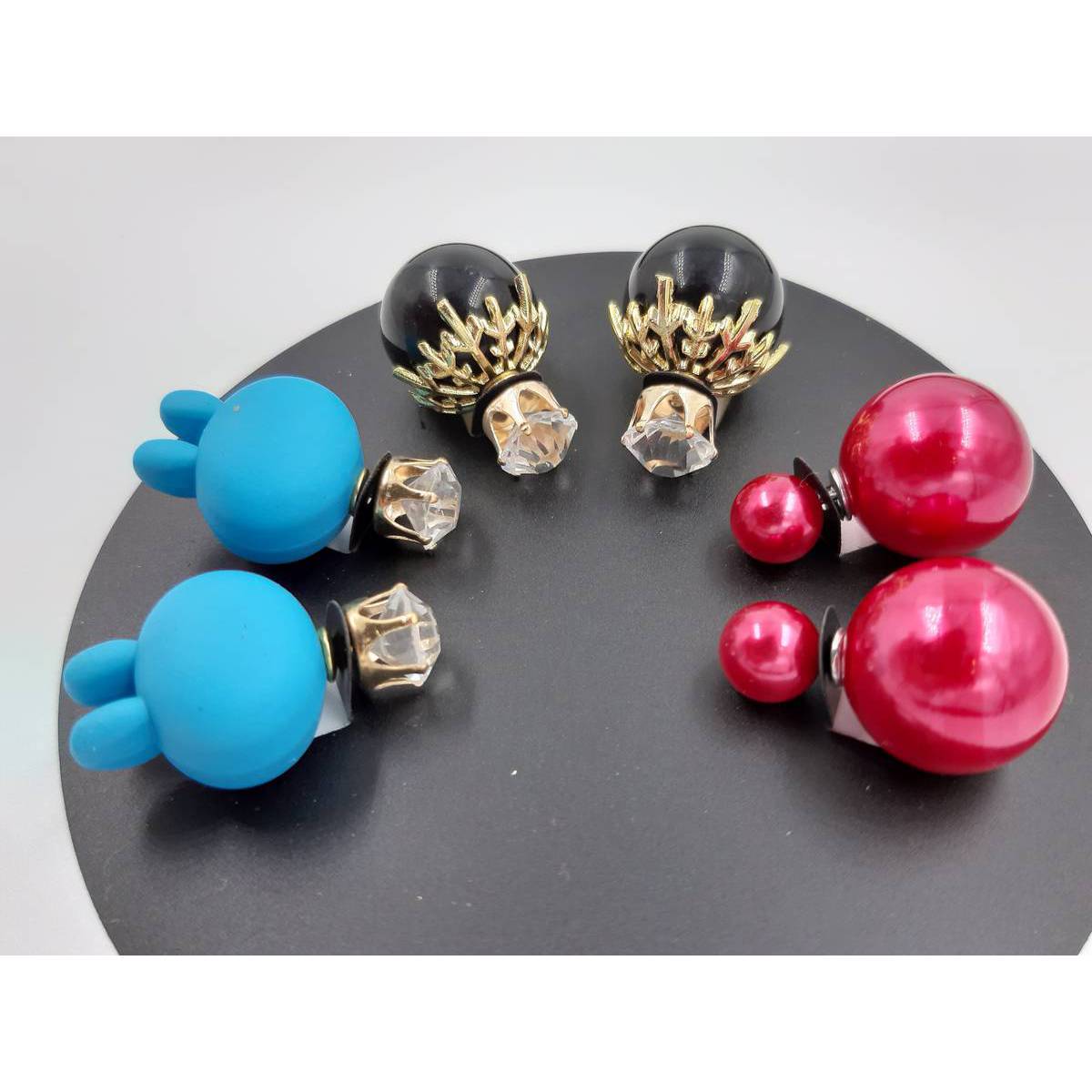 Pack of 3 Pairs Elegant Stylish Earrings