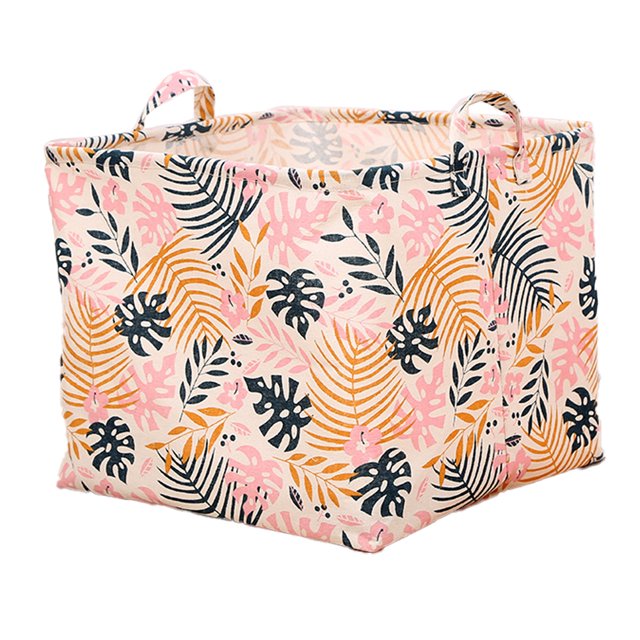 BIG Storage Baskets Cube Folding Fabric Storage Home Office Shelf Organizers for Kids Toys Organizer Basket Closet Organizer Clothes Storage Boxes – Image 2 of 2