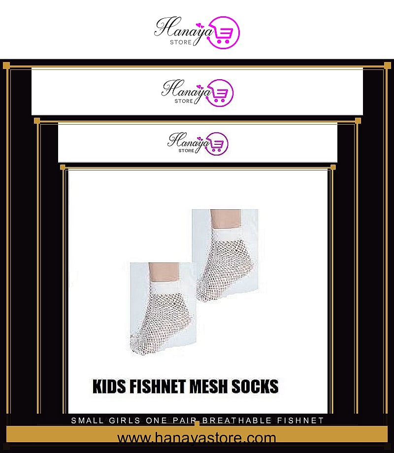 SMALL GIRLS One Pair Breathable Fishnet Sock Hollow Net Sock – Accessories Online in Pakistan | Hanaya