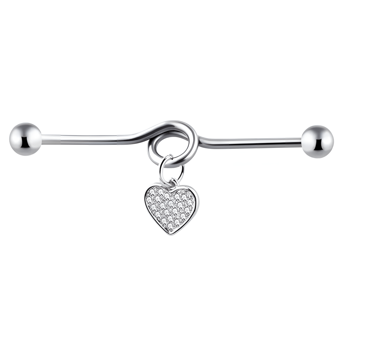 Durable Steel 38mm Ear Plug 14G Piercing Industrial Cartilage Ear Jewelry Collection – Earrings Online in Pakistan | Hanaya