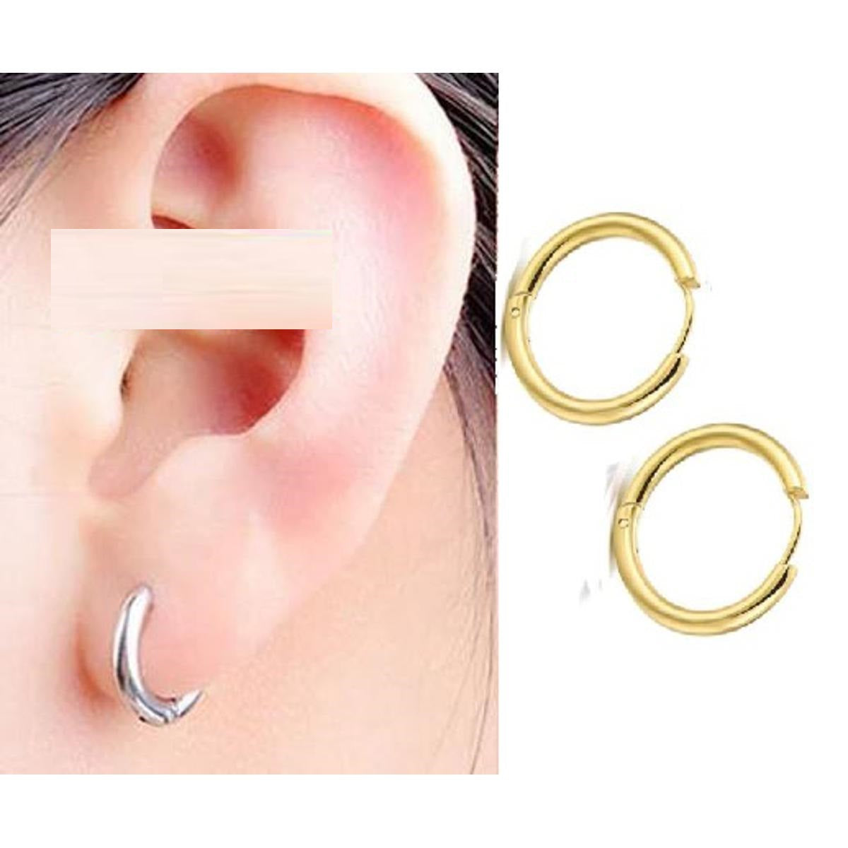 2 ROOK Pieces HELIX TRAGUS 12mm Cartilage Helix Stud LOBE Tragus SNUG Ear Piercing Earring ORBITAL DAITH – Earrings Online...
