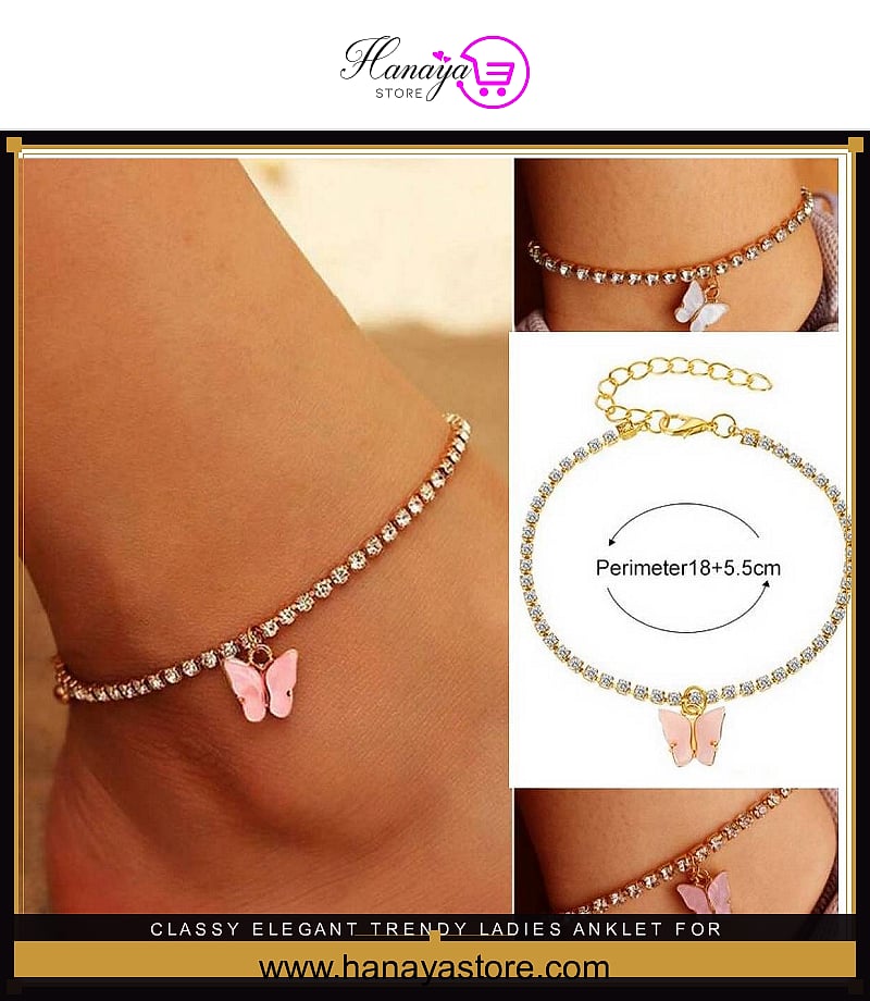 Classy Elegant Trendy Ladies anklet for girls stylish anklet for Women – anklet Online in Pakistan | Hanaya