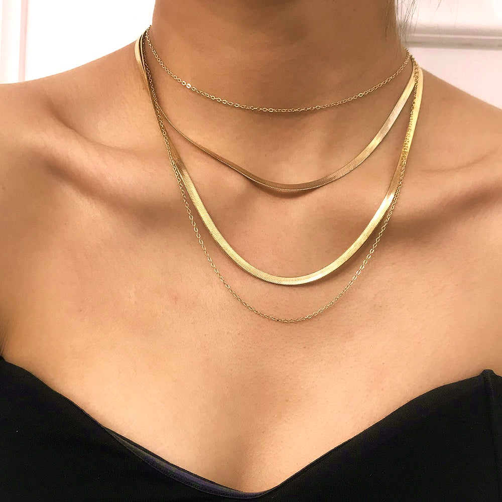 Trendy Classy Multi Layered Elegant Royal Necklace For Girls – Image 2 of 3