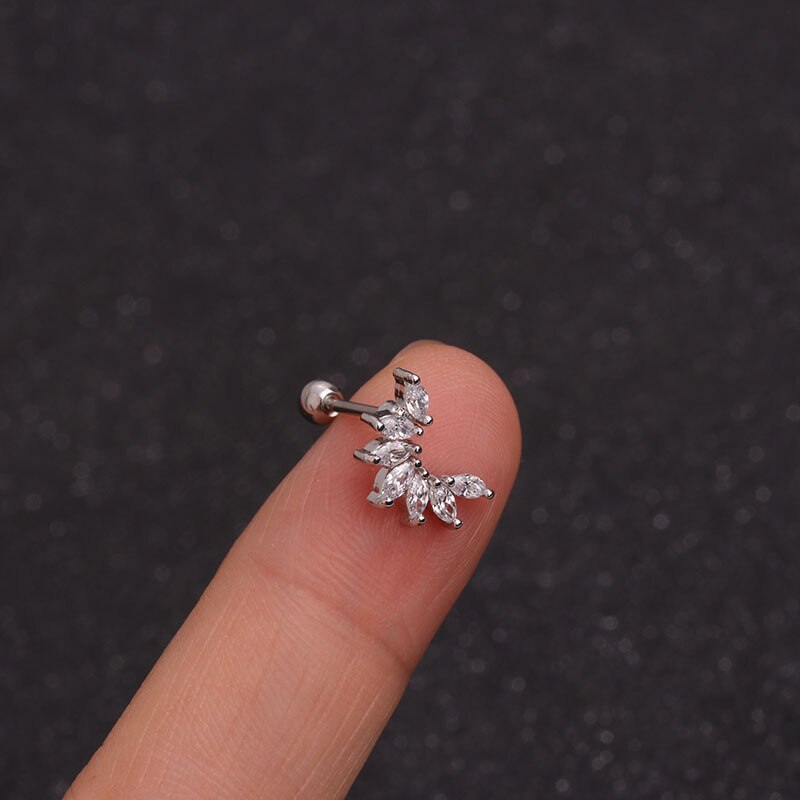 Piercing 0.8mm Nose Ring Nostril Body Jewelry – Image 3 of 4