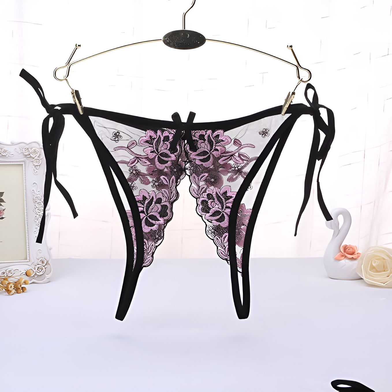 High Premium One size Quality Thong Panty Underwear G-STRING Pearl Panties Underwear Underpants Lingerie For Girls Women L...