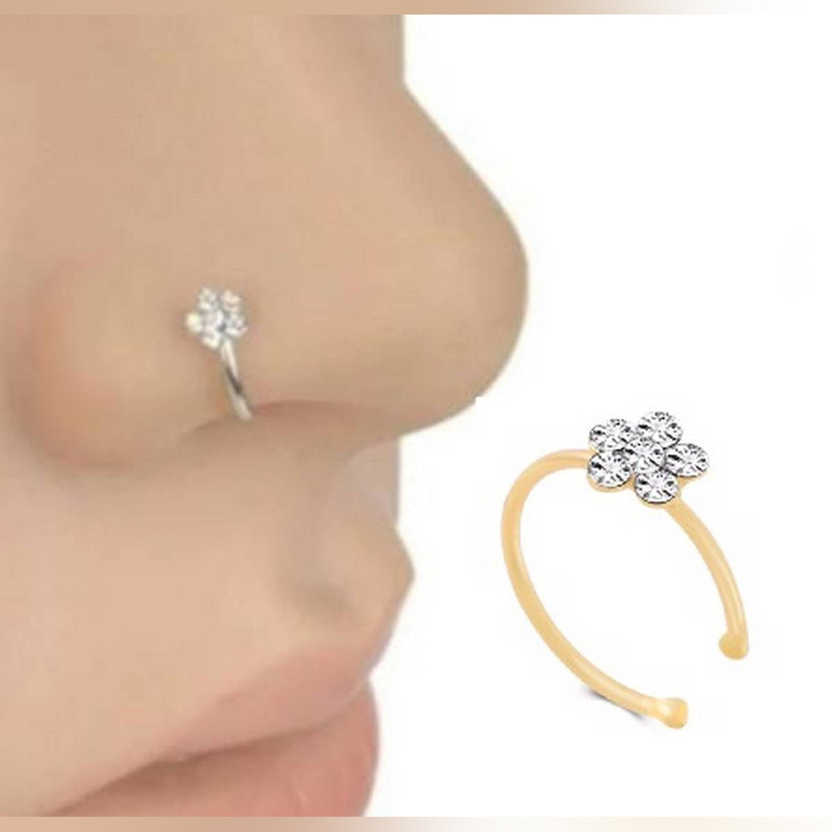 Trendy Nose Ring for Women Classy Nostril Body Jewelry – Buy nose jewelry online in Pakistan