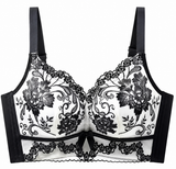 Premium Embrioded Bridal Wedding Bra Padded Coushined Seamless Bra Women's Bras Padded Seamless Soft Design Four Rows Of