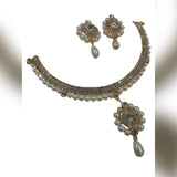 Trendy Classy Fully Crystal Crystal Earring & Necklace Jewelry Set