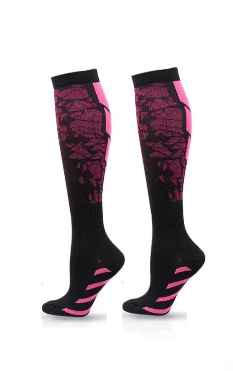 Graduated Compression Socks 20-30mmHg for Men & Women – Medicated Support for Blood Circulation, Sports & Travel – Unisex ...