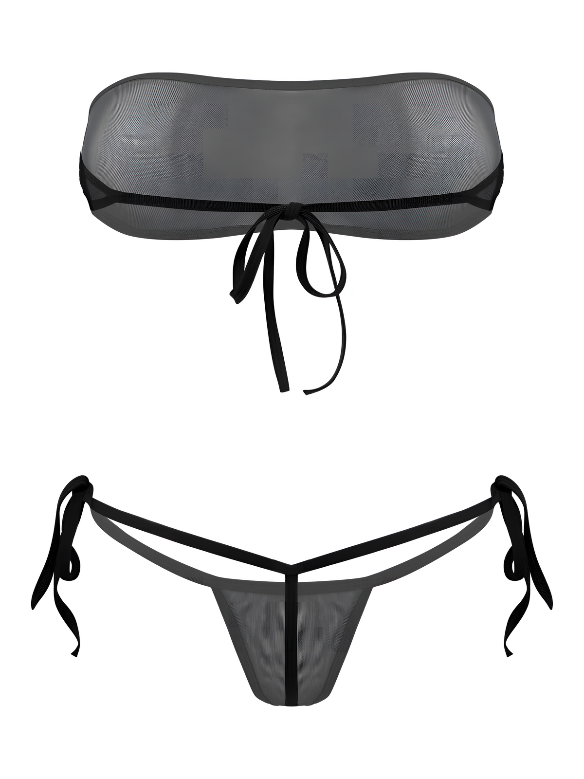 One Size (Fits:30-70 KGS) Premium Sleepwear Bridal Wear Bra Set Lingerie Set Women Underwear Bikini Three-point Set (weight:30-70 KGS) – Image 2 of 2