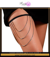 Bohemian thigh chain Design 3