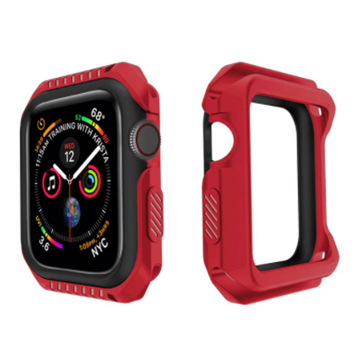 Silicone Hard Armor Case Protector Compatible for APPLE Watch 42mm – Close Up – Accessories | Hanaya Pakistan