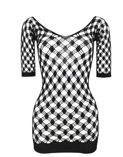 Women Breathable Trendy Body BodyCon Mesh Fishnet Lace Body Stockings Body Con