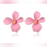 Trendy Flower Stud Earrings Female Statement Earrings for Girls – Accessories Online in Pakistan | Hanaya