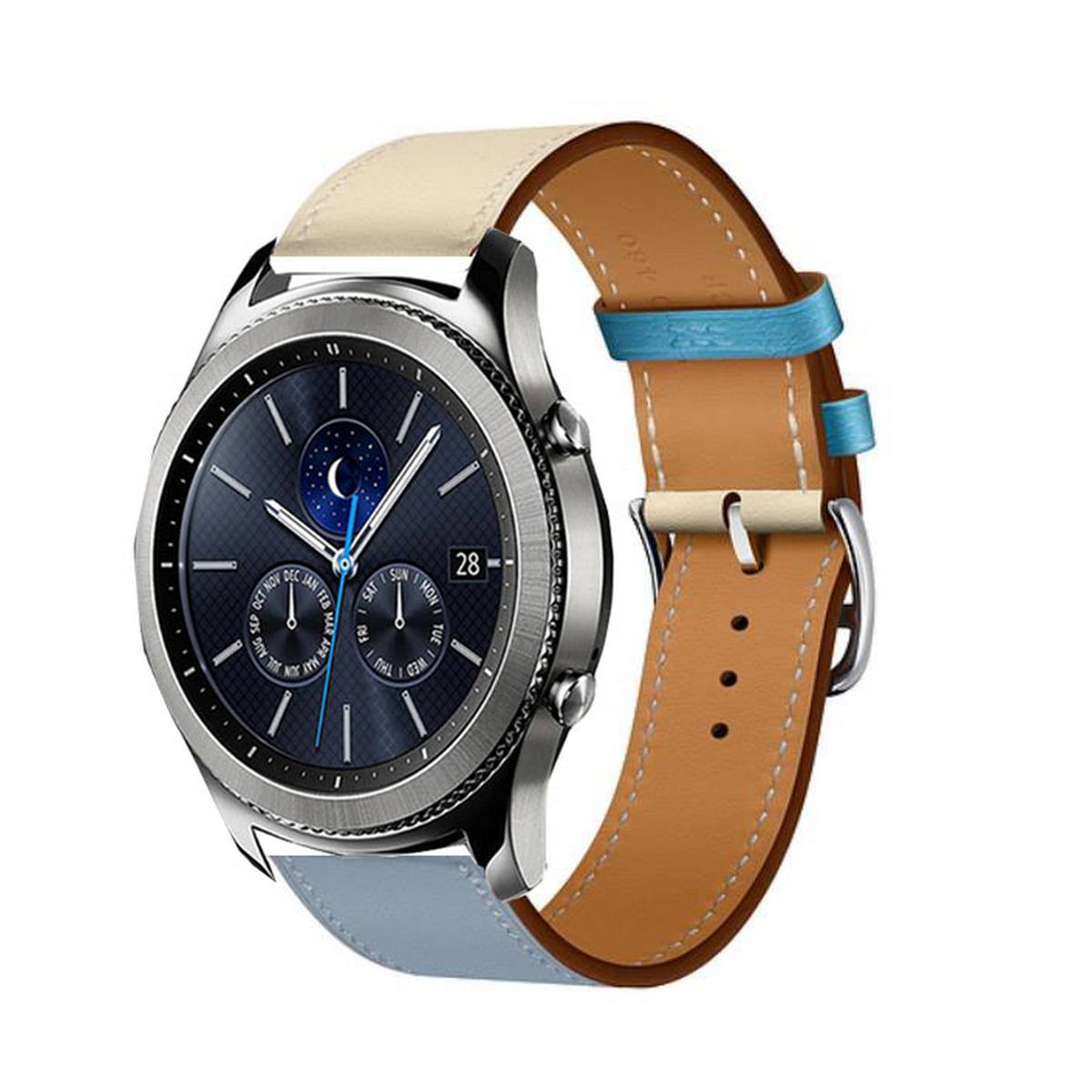 Compatible For SAMSUNG S3 Frontier Classic strap 22mm watch band Men Bracelet Strap – Close Up – Accessories | Hanaya Paki...