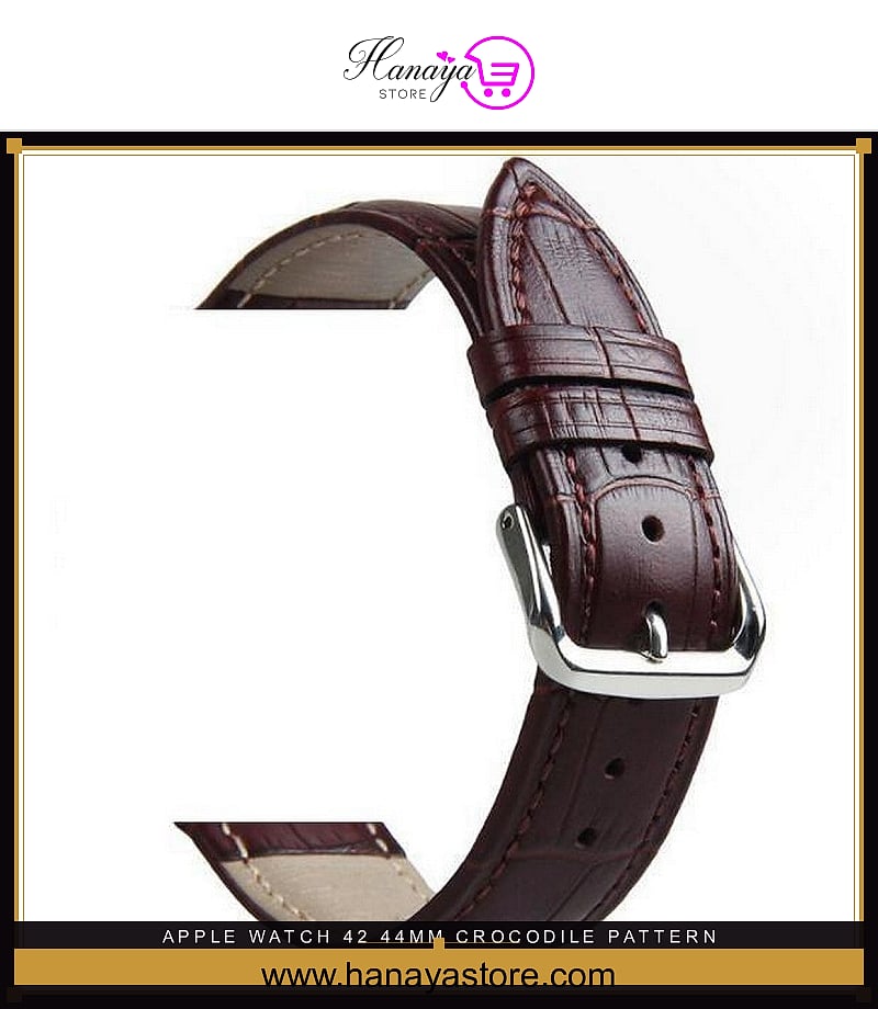 Apple Watch 42 & 44mm Crocodile Pattern watch band 22mm straps For iWatch Active Men Bracelet Strap – Accessories Online i...