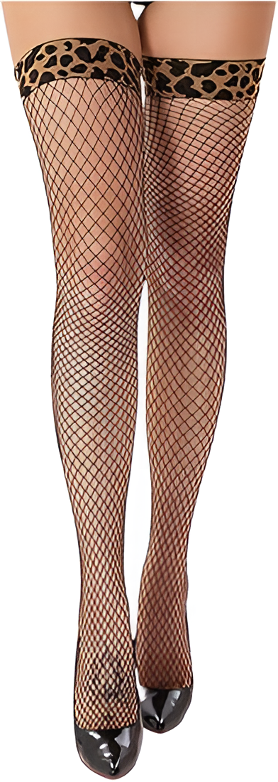 Women Lace Full Socks Long Fishnet Tights Legging Silky Thigh High Stockings Top See-Through Over Knee Long Socks Over Knee Tights for Women – Image 2 of 2