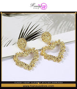 Classy Heart Elegant Stylish Earrings for Women – Earrings Online in Pakistan | Hanaya