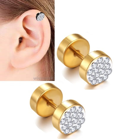 HELIX LOBE 2 Pieces Cartilage ORBITAL Helix Stud SNUG DAITH Tragus Ear Piercing Earring ROOK TRAGUS – Earrings Online in P...