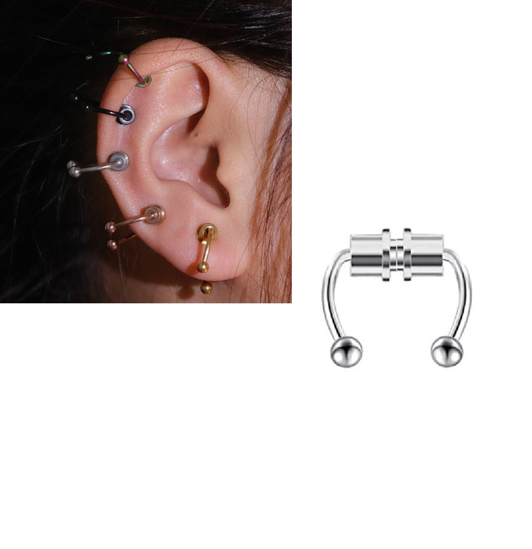 Adjustable Non-Piercing Clip-On Earring – Comfortable & Stylish Design – Earrings Online in Pakistan | Hanaya