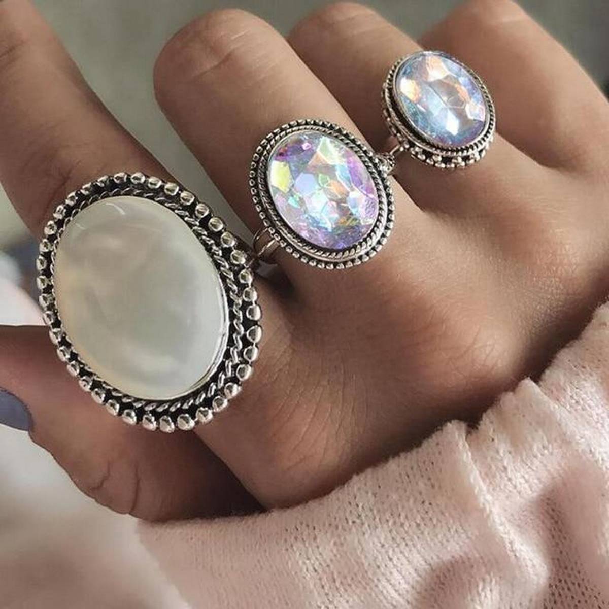 Elegant Royal Charm Rings Fashion Jewelry – Accessories Online in Pakistan | Hanaya