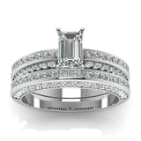 Trendy High Class 2 Pieces Gem CZ Ring For Women – Image 2 of 3