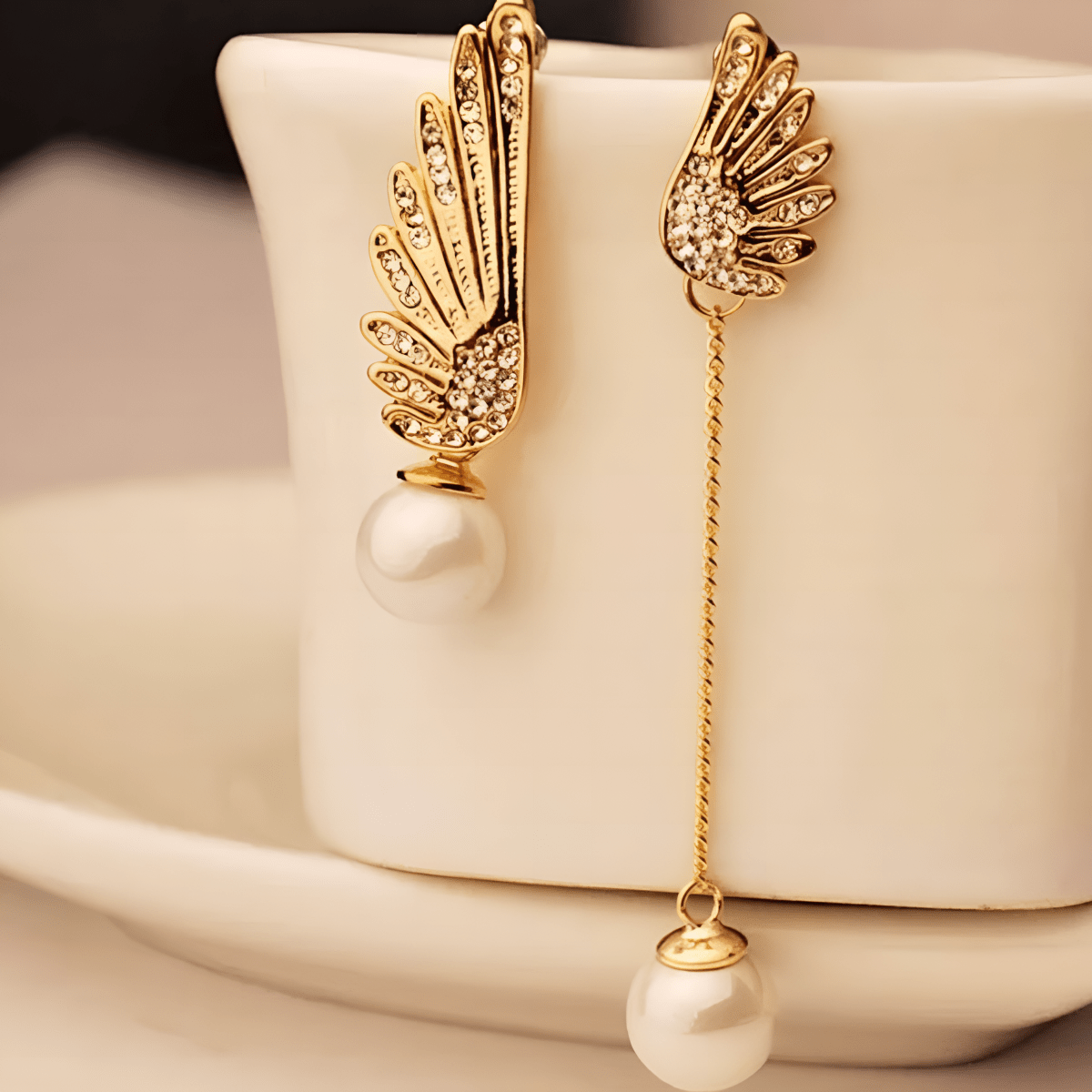 Elegant Gemetric Tassel Trendy Classy Elegant Earring – Earrings Online in Pakistan | Hanaya