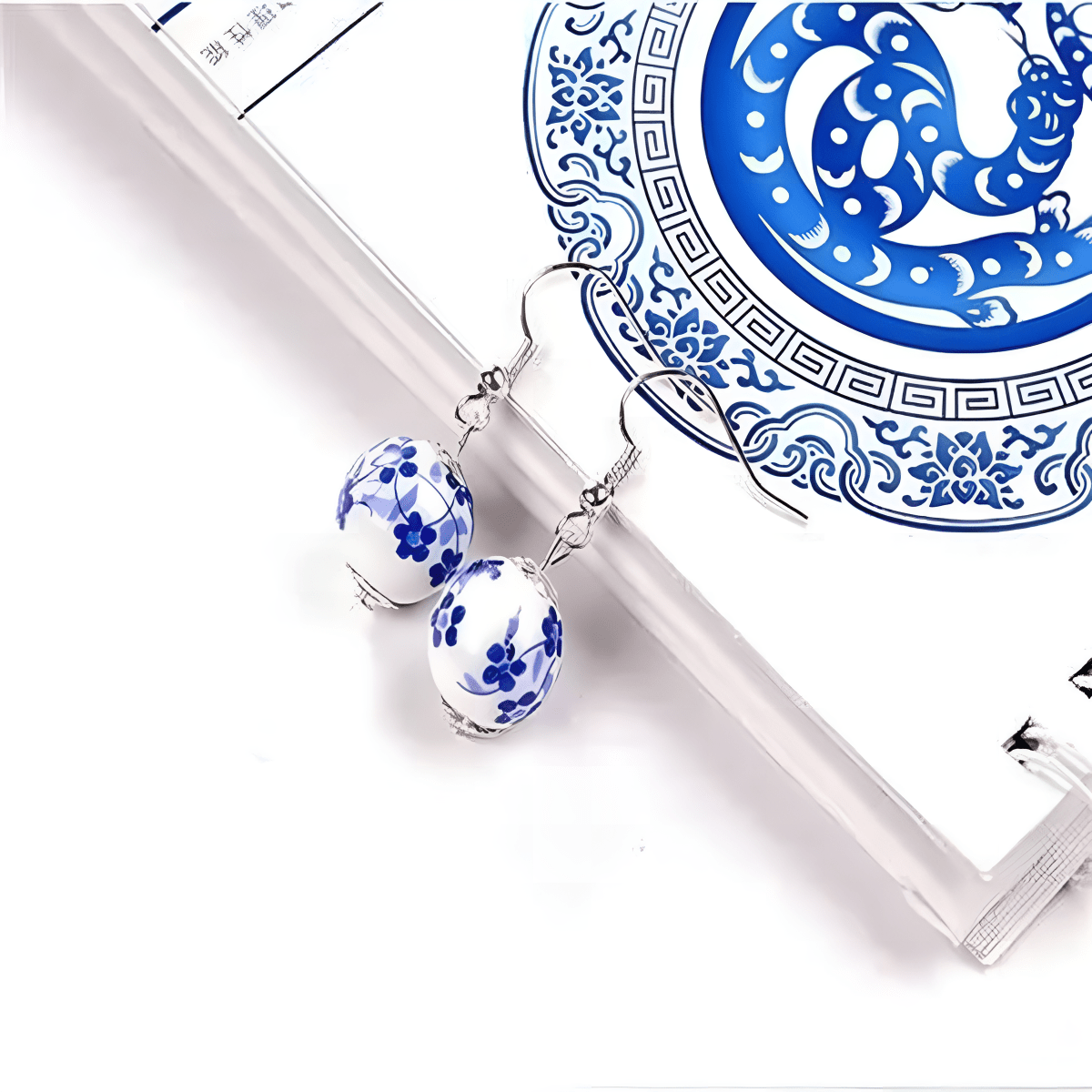 Elegant Royal Blue Designing Trendy Drop Classy Earring - Hanaya Store