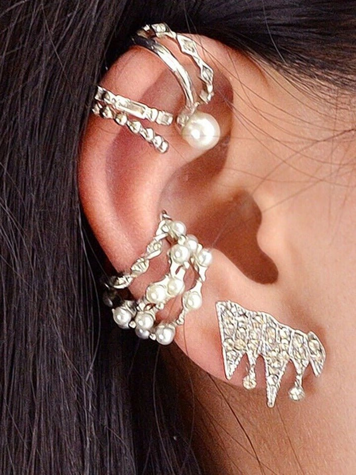 Elegant Royal Tassel Trendy Crystal Drop Classy Earring - Hanaya Store