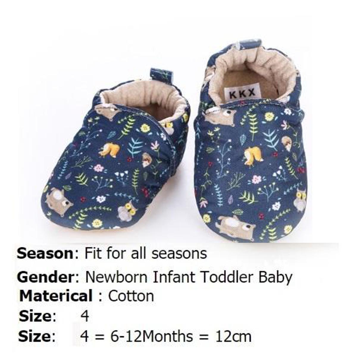 Baby First Walker Ulta Soft Anti Slip Shoes -Size 4 (6-12 Months) – Close Up – Accessories | Hanaya Pakistan
