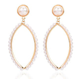 Classy Pearl Antique Elegant Stylish Earrings for Party – Close Up – Earrings | Hanaya Pakistan
