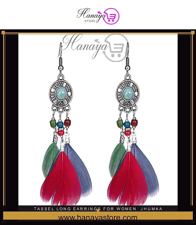 Tassel Long Earrings For Women – Accessories Online in Pakistan | Hanaya