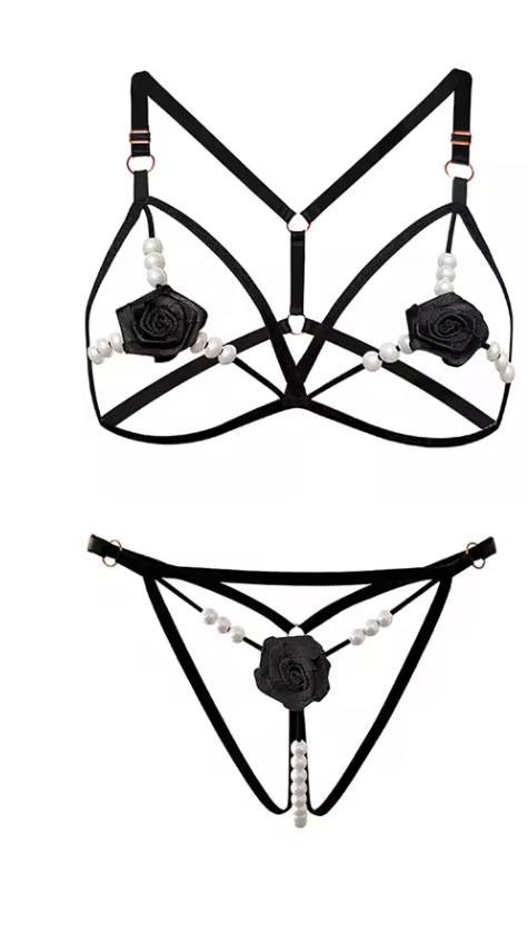 One Size Premium Quality Women Nightdress Bra Panty Lingerie Sleepwear Babydoll Chemise Lace Bralette Comfortable Home W