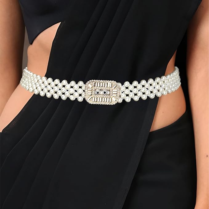Elegant Waist Chain for Women Kamar Band Slim Belt for Girls Gold Silver Body Chain Stylish Bridal Kamarband for Saree Lehenga Dresses Fashion Accessory – Buy belts online in Pakistan