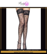 Long Socks Polka Dots Women Lace Stay Up Thigh High Hold Ups Stockings – Buy stockings, tights & leggings online in Pakistan