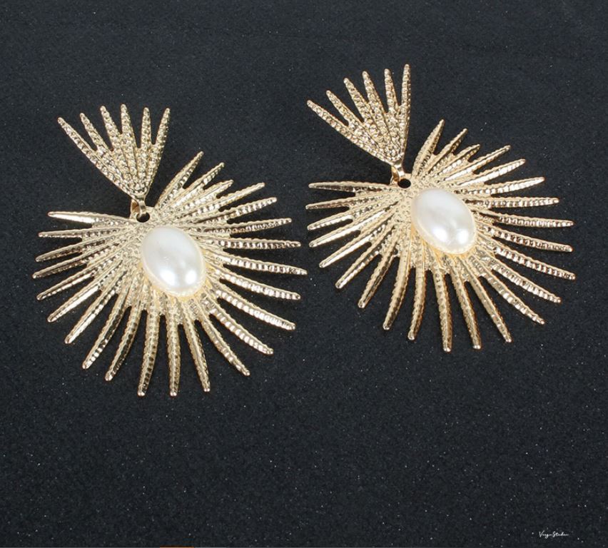 Classy Big Antique Exquisite Elegant Stylish Earring – Lifestyle – Buy Accessories Pakistan | Hanaya