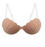 Sexy Invisible Bra with Brae Back Sticky Underwear Silicone Adhesive Backless Pushup Thicken Lingerie for Women – Image 2 of 2