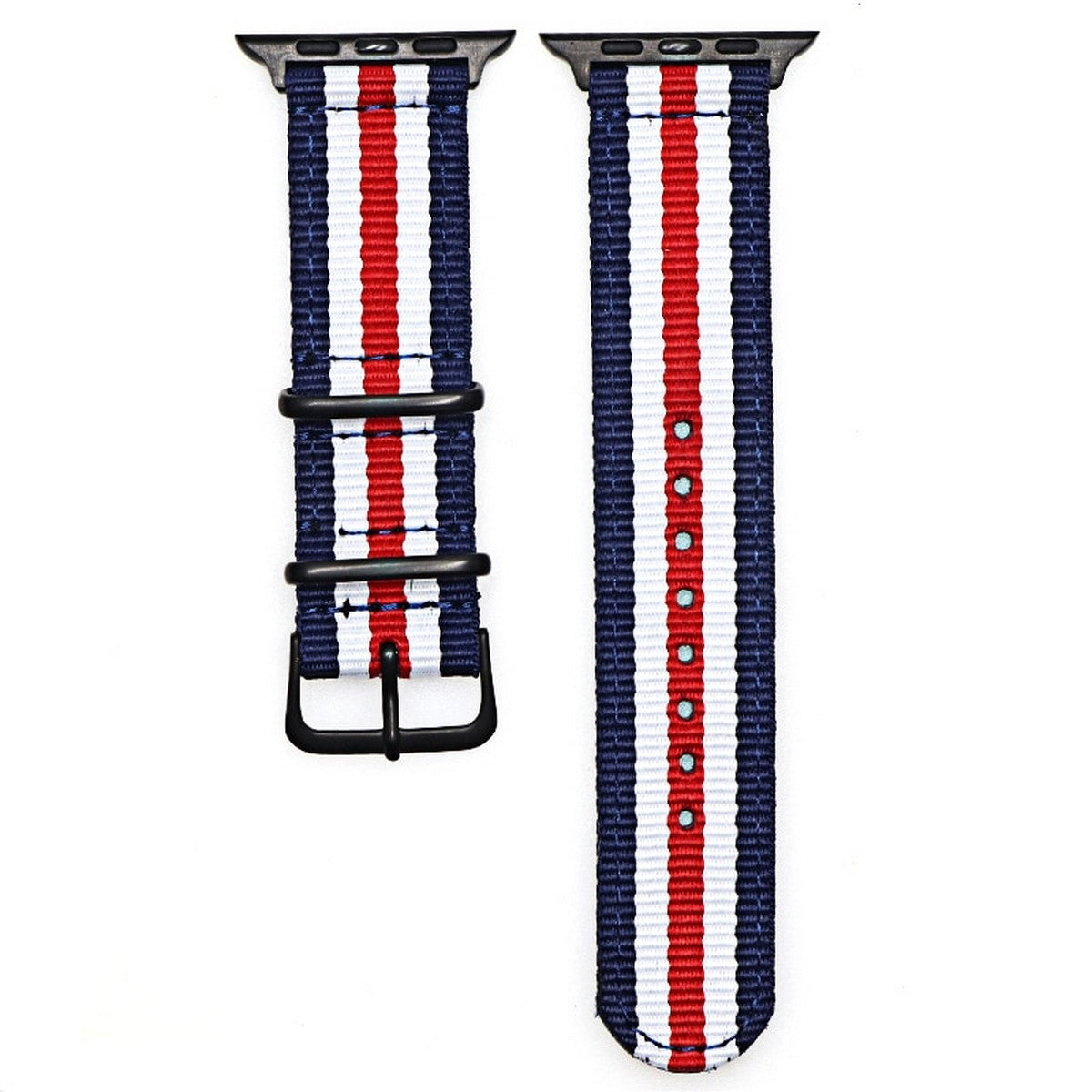 STRAP NATO Woven Nylon Band Compatible For APPLE Elegant 38/40mm Series 1/2/3/4/5/6 - STRAP only – Accessories Online in P...