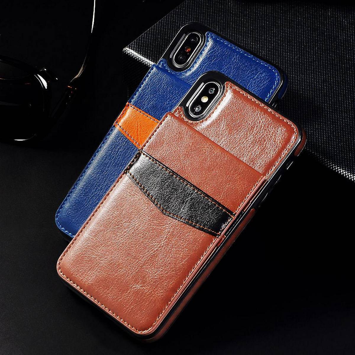 Faux Leather Wallet Back Shockproof Case Compatible for APPLE IPHONE 11 – Accessories Online in Pakistan | Hanaya