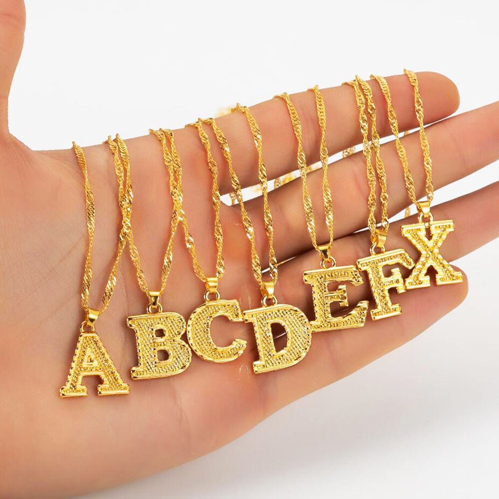 Classy English Alphabet Letter Pendant - just letter ''A'' – Close Up – Accessories | Hanaya Pakistan