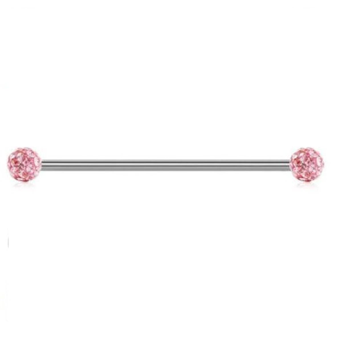 Shop Steel 38mm Ear Plug 14G Piercing Industrial Cartilage Ear Jewelry Today – Earrings Online in Pakistan | Hanaya