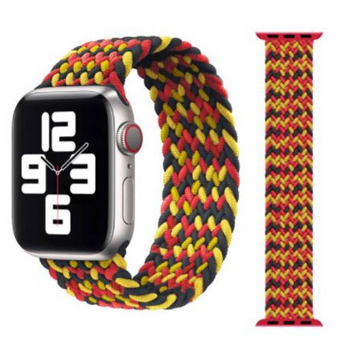 STRAP Elastic Sports Braided Solo Nylon strap Compatible For APPLE 42/44mm 45mm Series 1/2/3/4/5/6/7/8/9 SE – Accessories ...