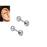 2 Pieces Cartilage Helix 3mm Stud Tragus Ear Piercing Plug Earring – Accessories Online in Pakistan | Hanaya