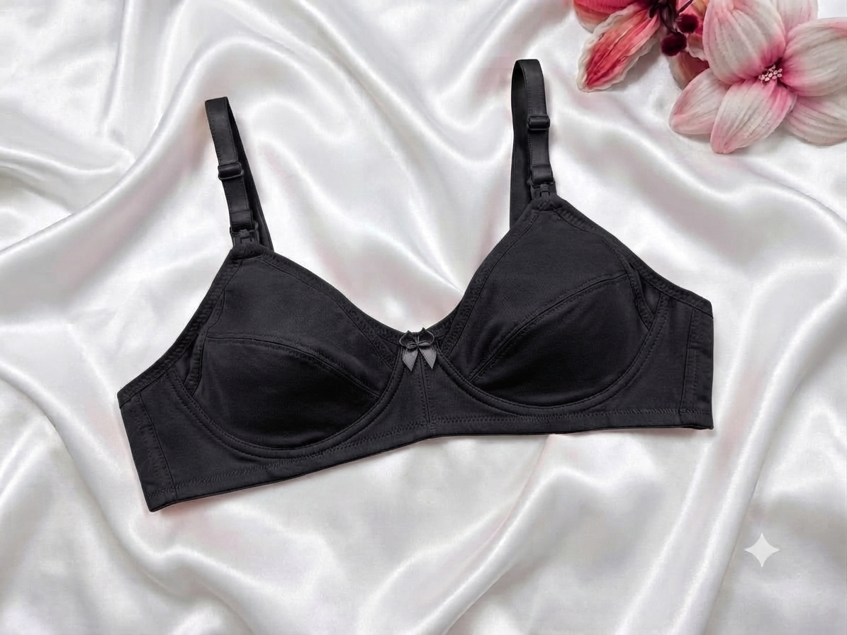 Everyday Premium Cotton Non-Padded Seamless Wireless Soft Bra Women's Bras Breathable And Comfortable Lingerie